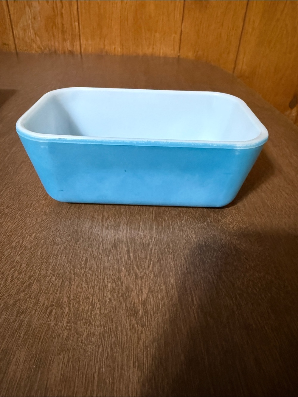 PYREX Blue Refrigerator Dish #502-B No Lid Vintage Fridgie